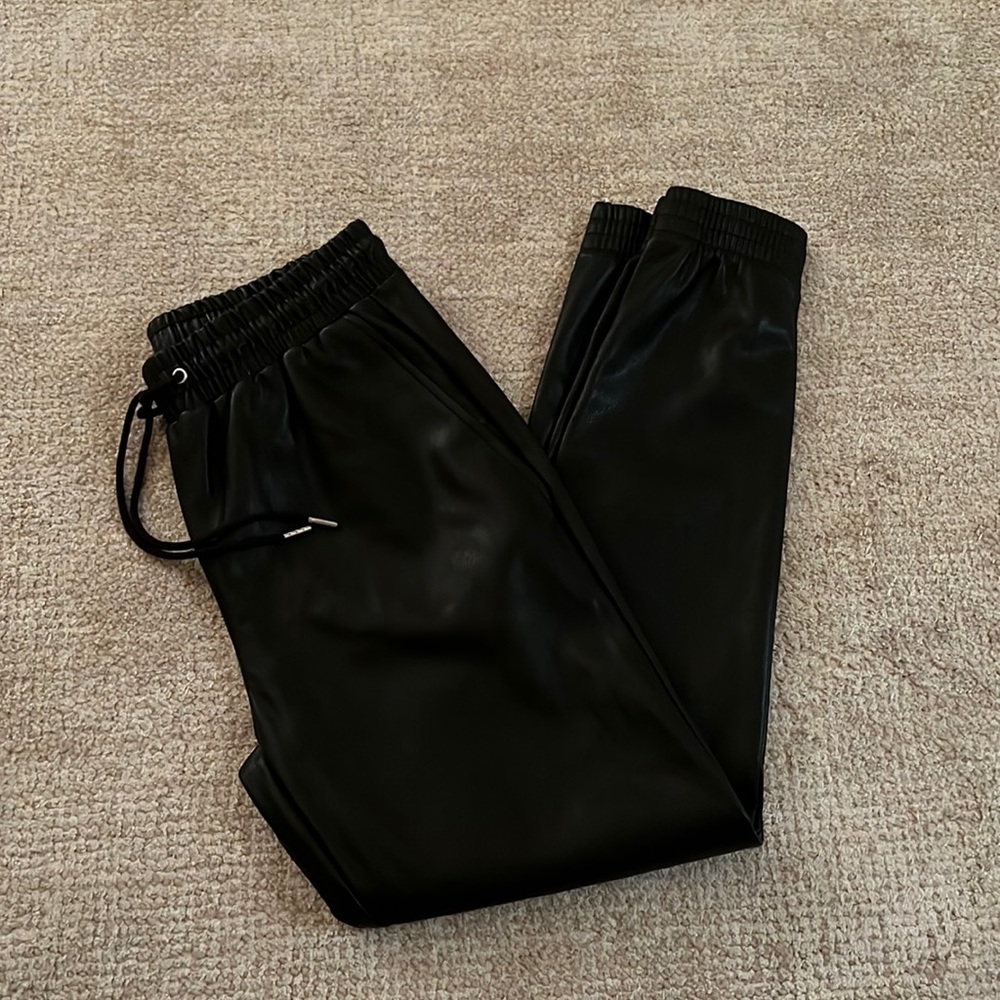 Tahari leather pants